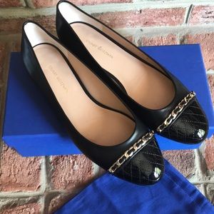 Beautiful Black Flats... worn once indoors.